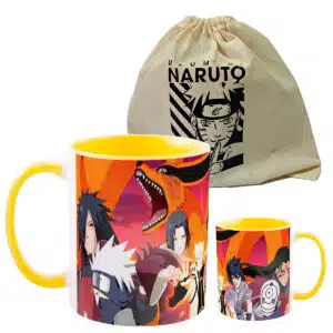 Caneca Naruto com Saquinho