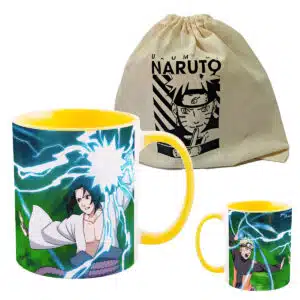 Caneca Naruto com saquinho